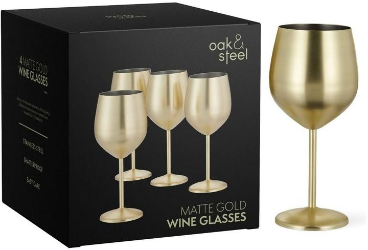 Immagine prodotto Oak & Steel Bicchieri da vino (50 cl, 4 Occhiali, Set di bicchieri da vino)