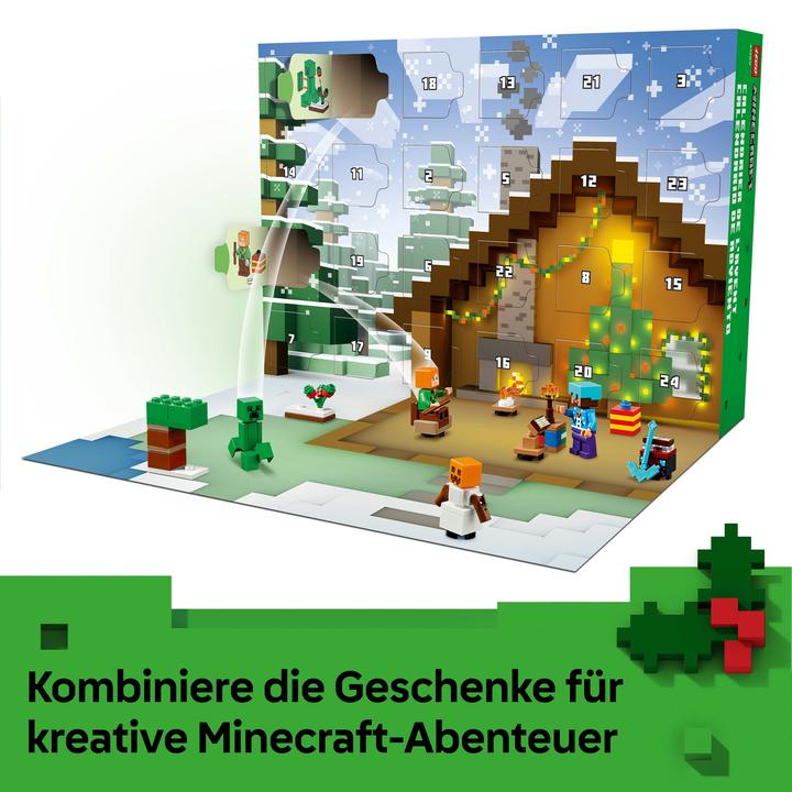 Produktbild LEGO Adventskalender 2025 (LEGO Minecraft, 21280)