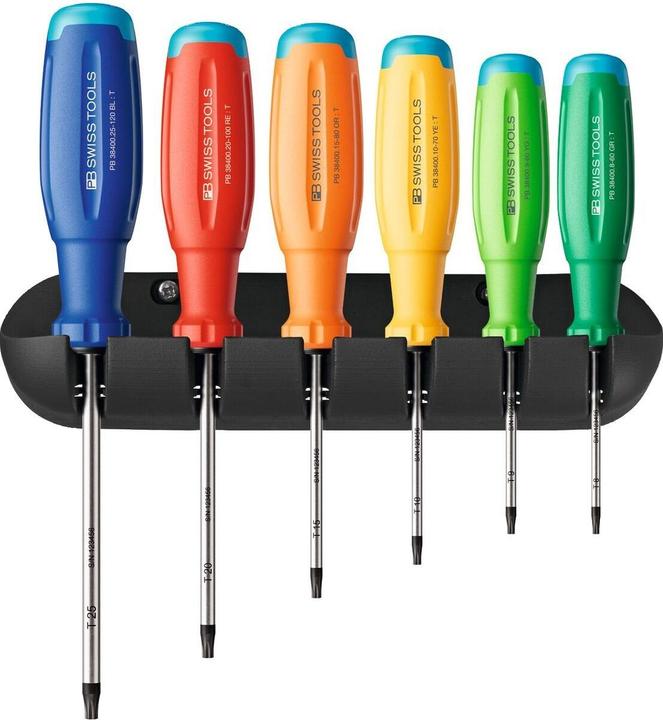 PB Swiss Tools Schraubenzieherset PB 38440 SwissGrip Evo H RB (Pin-torx)
