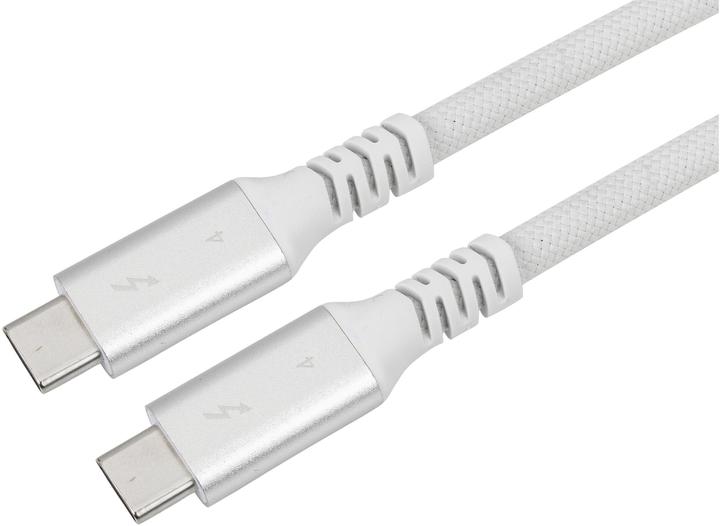 Produktbild Onit Thunderbolt 4-Kabel USB C - USB C 3 m, Weiss (3 m, USB 4.0, 240 W)