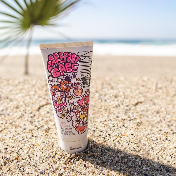 Image du produit Skinnies Barefoot Babe Kid SPF 50 (Gel solaire, SPF 50+, 100 ml, 114 g)