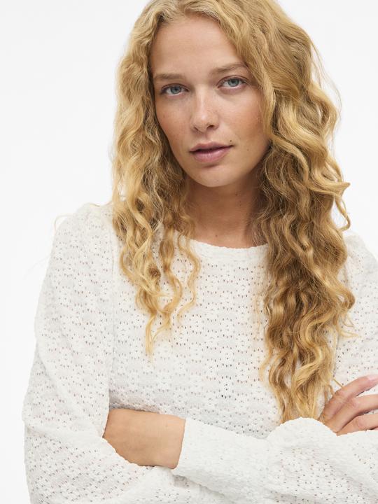 Immagine prodotto Vila VISILLA Rundhals Oberteil mit langen Ärmeln (M, S)