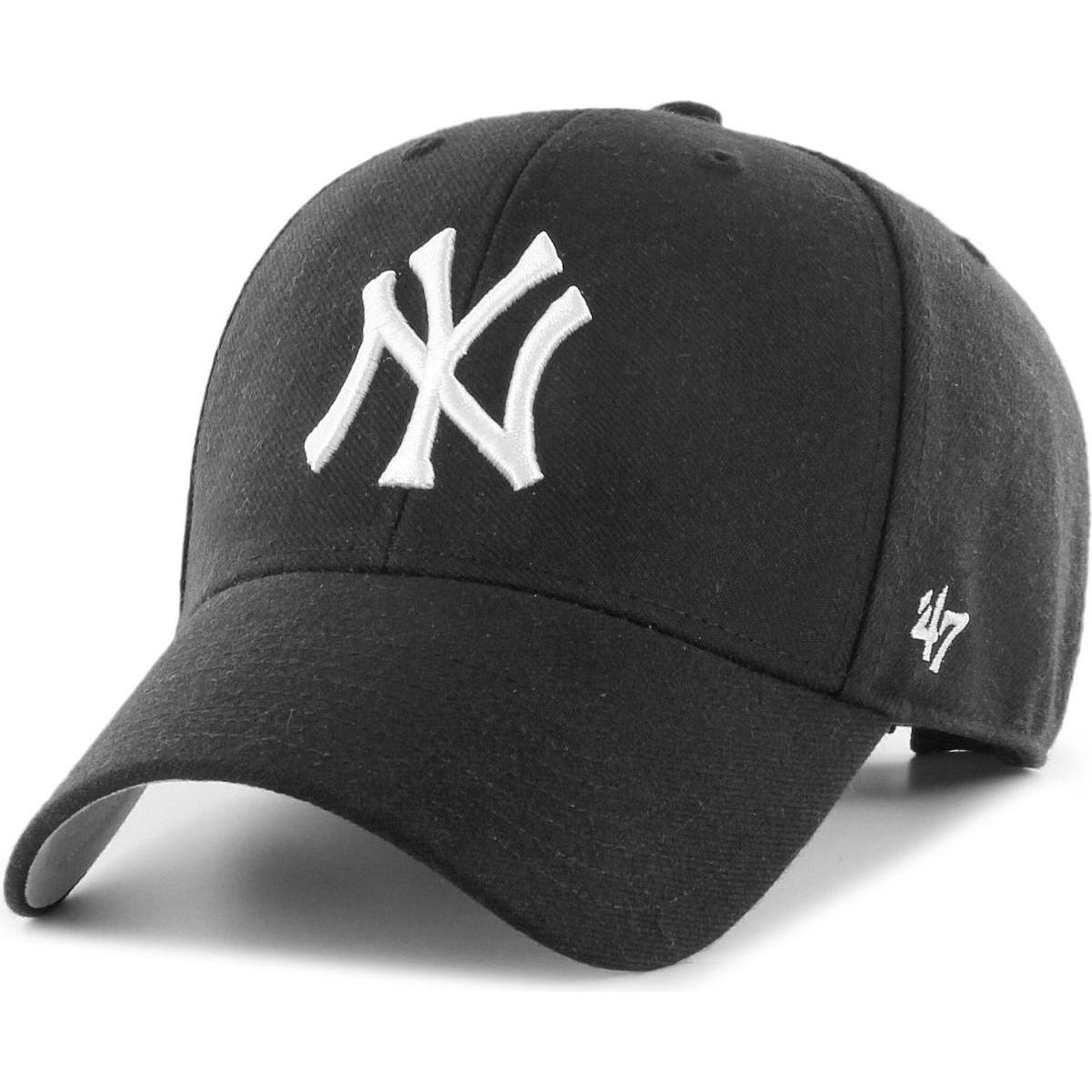 47 Brand, Jungen, Cap, Adjustable Kinder Cap - New York Yankees schwarz, Schwarz, (53, 55, 56, 52 C, 54 C)