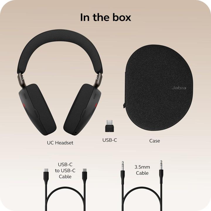 Produktbild Jabra Evolve3 85 UC (Kabellos, USB-C, Unify)