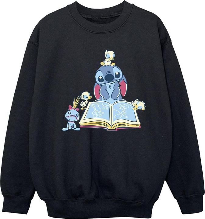 Produktbild Disney Lilo & Stitch Reading A Book Sweatshirt Mädchen (140, 146)