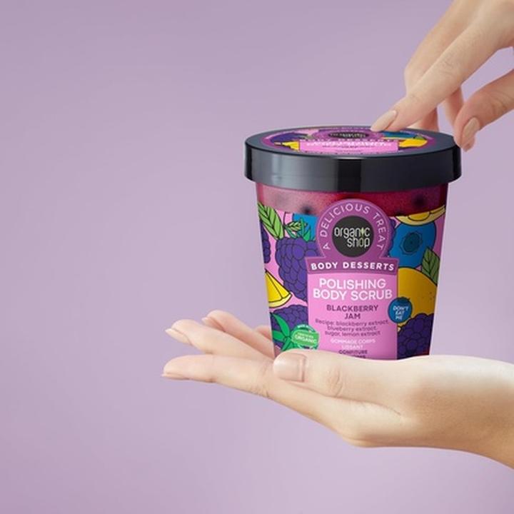 Produktbild Organic Shop Body Desserts Polishing Body Scrub Blackberry Jam 450ml (450 ml)