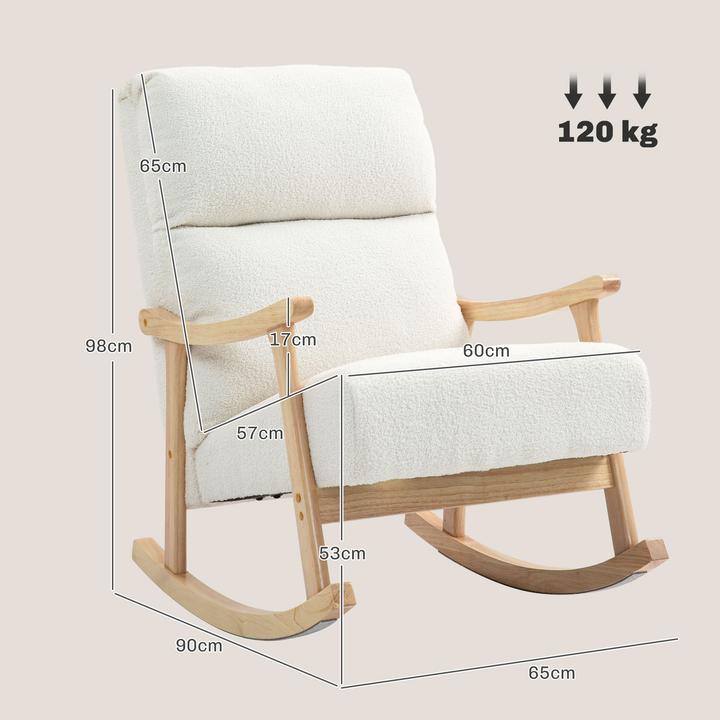 Actual product image Homcom Rocking chair