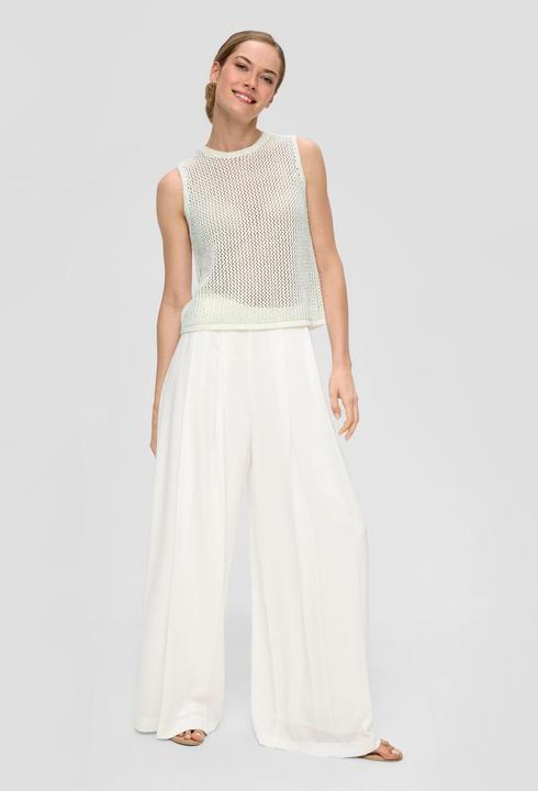 Actual product image s.Oliver Strickpullunder Transparentes Stricktop mit Pailletten (48)