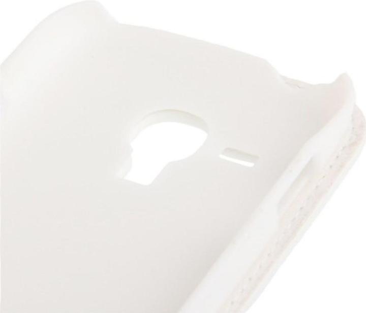 Produktbild König Design Schutzhülle Handy Tasche Flip für Samsung Galaxy S3 mini i8190 / i8195 / i8200 Weiss (Samsung Galaxy S3 Mini)