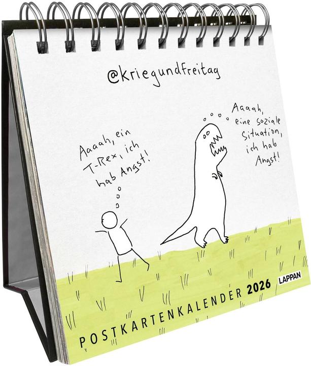 Produktbild kriegundfreitag: Postkartenkalender 2026