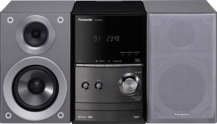Panasonic SC-PM602EG-S (Bluetooth, CD Player, 2x 20 W)