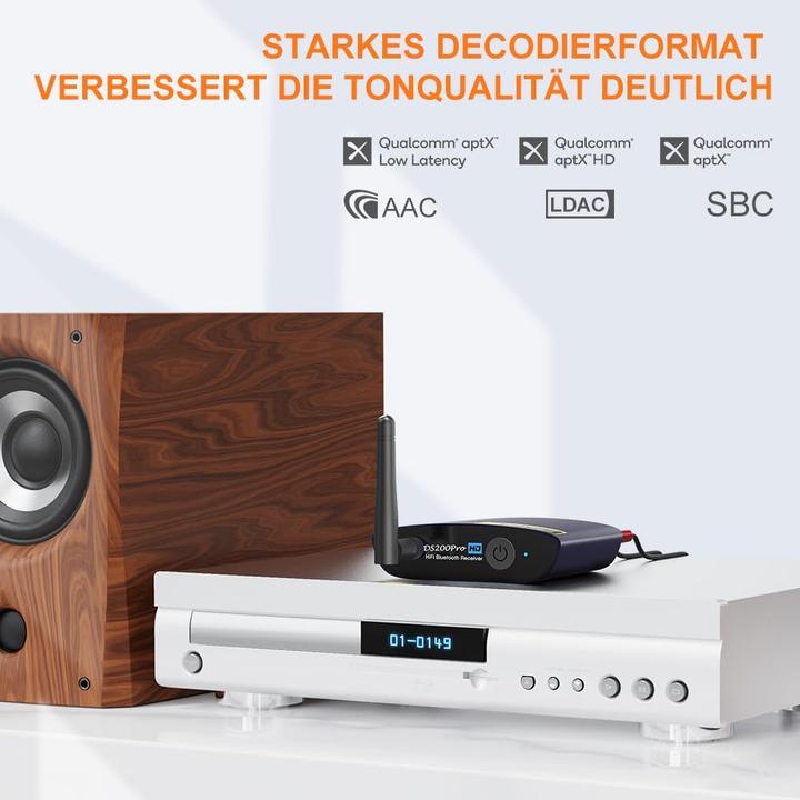 Actual product image 1Mii HiFi Bluetooth Musikempfänger DS200Pro mit LDAC und aptX HD (Receiver)