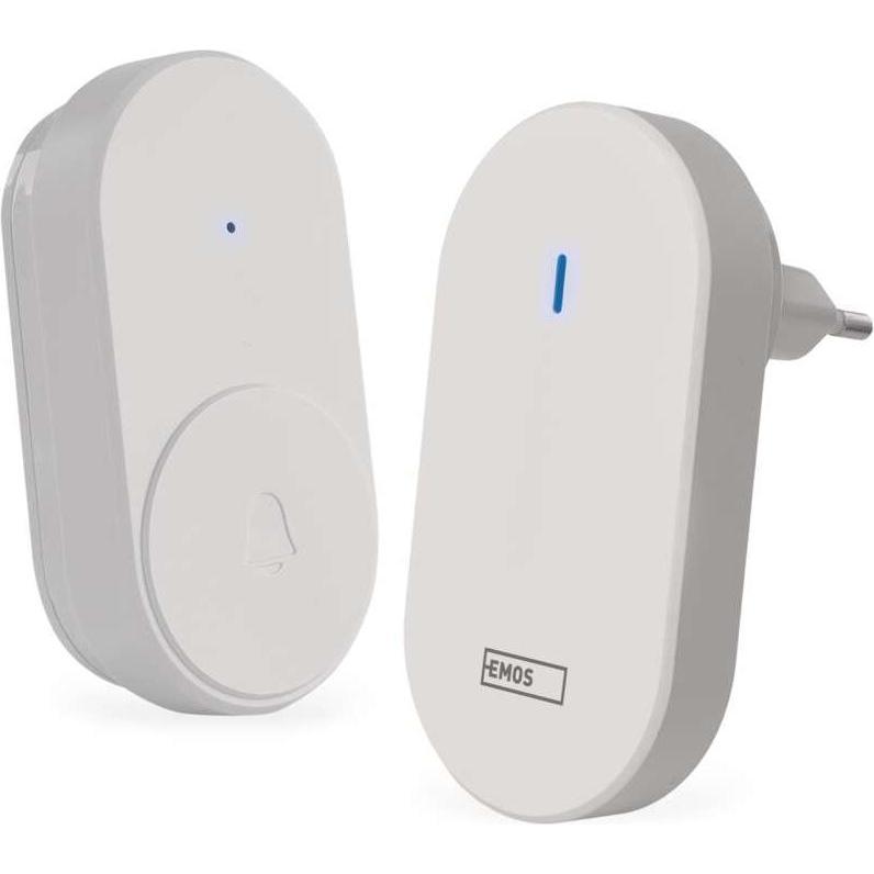 Emos, Campanello + Citofono, Drahtlose Türklingel P5739W (Funk, Senza fili)