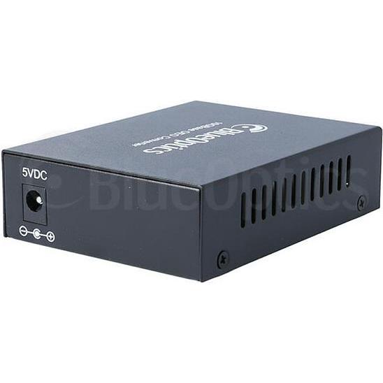 BlueOptics Convertitore multimediale Ethernet 10G 2x SFP+ senza ricetrasmettitore, Ricetrasmettitore, Nero