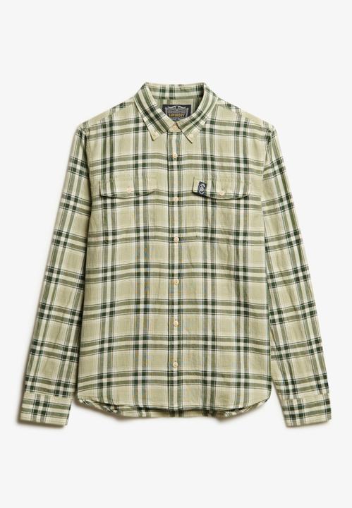 Produktbild Superdry The Merchant Store – Karohemd aus Leinen (XL)