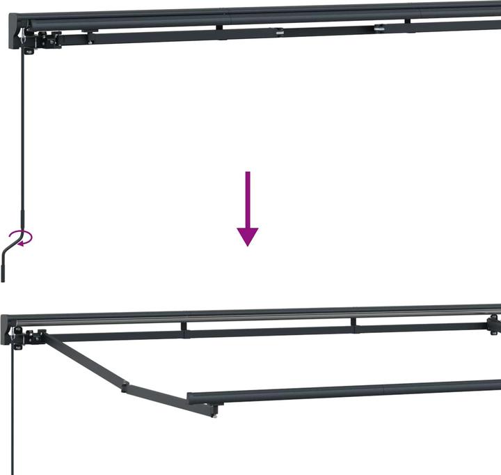 Produktbild vidaXL Einziehbare Markise (2 m)