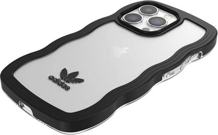 Actual product image Adidas OR Wavy Case iPhone 13 Pro /13 6.1" czarny-przezroczysty/black-transparent 51900 (Apple iPhone 13 Pro)