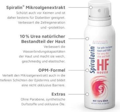 Produktbild Spirularin HF Mousse (Fussdeodorant & -puder, 125 ml)