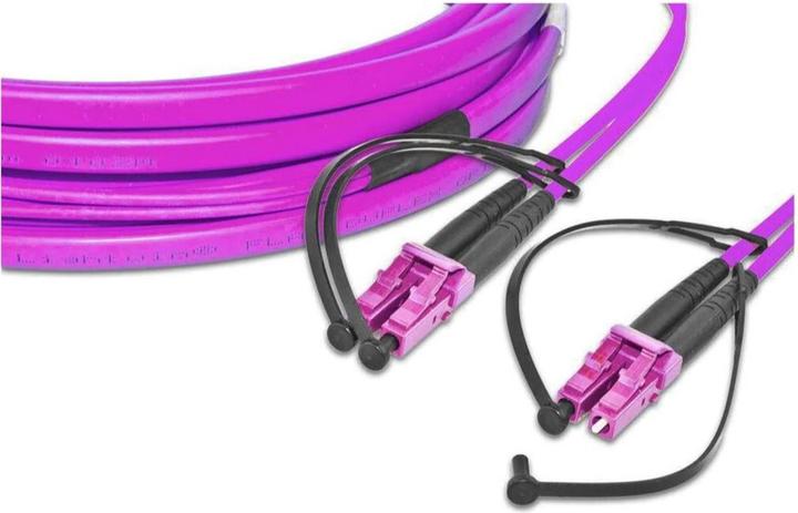 Actual product image Wirewin Fibre optic patch cable LC-LC, multimode, OM4, 50m (CAT6, 50 m)