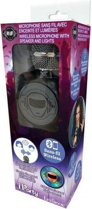 Produktbild Lexibook iParty Bluetooth Karaoke-Mikrofon mit eingebautem Lautsprecher, Lichter und Stimmeveränderung