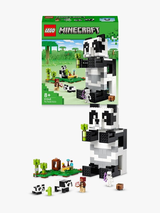 Image du produit LEGO La maison des pandas (21245, LEGO Minecraft)