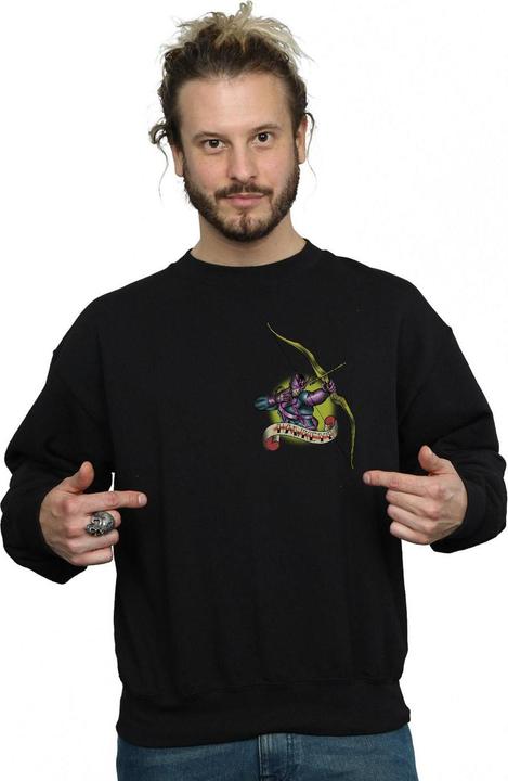 Immagine prodotto Hawkeye Tattoo Breast Print Felpa Uomo (M)