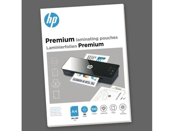 Actual product image HP Premium laminating pouches (216 x 303 mm, 100 pcs., 80 µm)