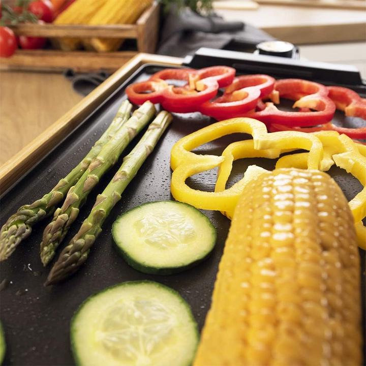 Actual product image Cecotec Plancha électrique compatible Tasty&Grill 2000 Bamboo