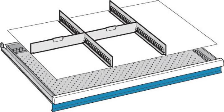 Actual product image Lista Drawer divider set