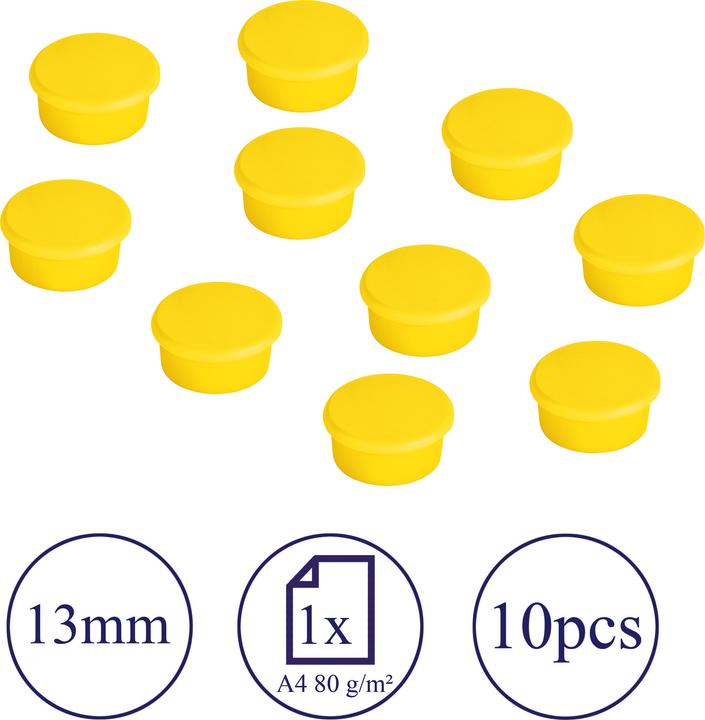 Produktbild Franken Magnet rund (10x)