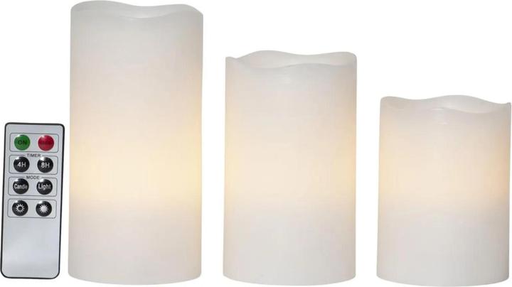 Star Trading LED Pillar Kerze 3P May (3x)