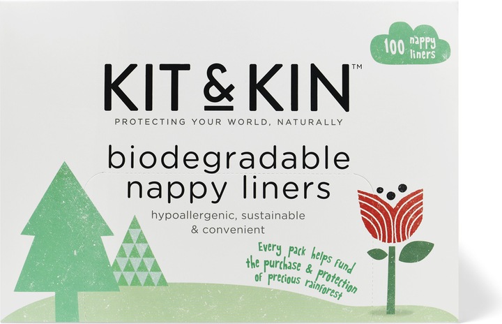 Actual product image Kit & Kin Liners (One size, 100 Piece)