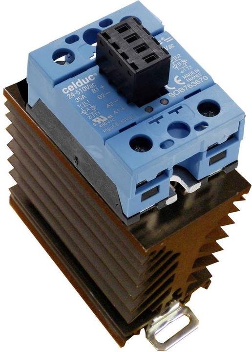 Actual product image Celduc Solid state relay SOB96366WF 15 A Switching voltage (max.): 600 V/AC 1 pc.