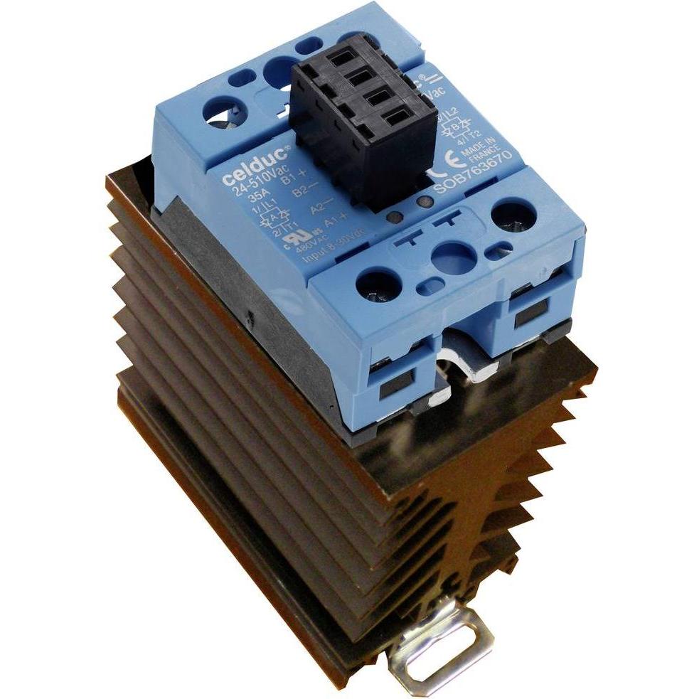 Celduc Halbleiterrelais SOB96366WF 15 A Schaltspannung (max.): 600 V/AC 1 St., Relais