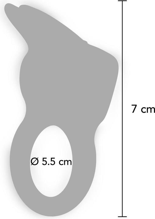 Actual product image ToyJoy Eos The Rabbit C-Ring (5.50 cm)