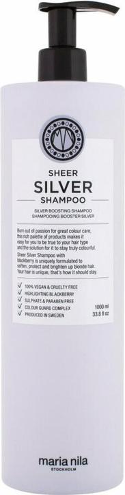 Image du produit Maria Nila Care & Style - Shampooing Sheer Silver (1000 ml, Shampoing liquide)
