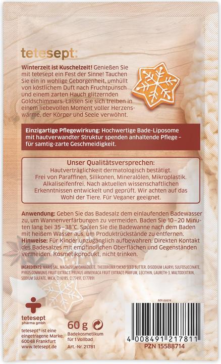Image du produit Tetesept Coffret Moments de bien-être en hiver 3x60g (Sel de bain)