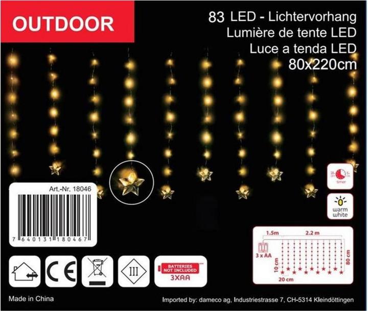 GuGus LED Lichtervorhang (2.20 m)