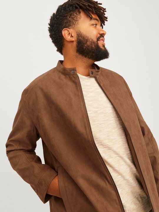 Produktbild Jack & Jones Plus Size Kunstlederjacke Kunstlederjacke (XXL)