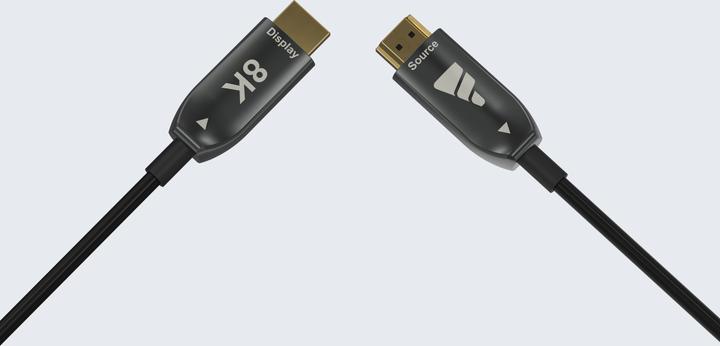 Actual product image Fuj Tek HDMI 2.1 AOC Optical Fiber Cable, 8K Ultra High Speed, 20 m (20 m)