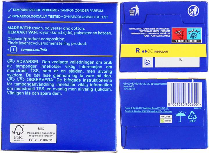 Immagine prodotto Tampax Compak Regular 18's - Bundle (18x)