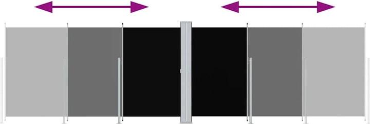 Produktbild vidaXL Seitenmarkise (6 m)