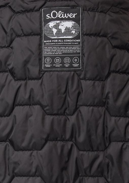 Produktbild s.Oliver Wattierte Utility-Jacke mit Stehkragen