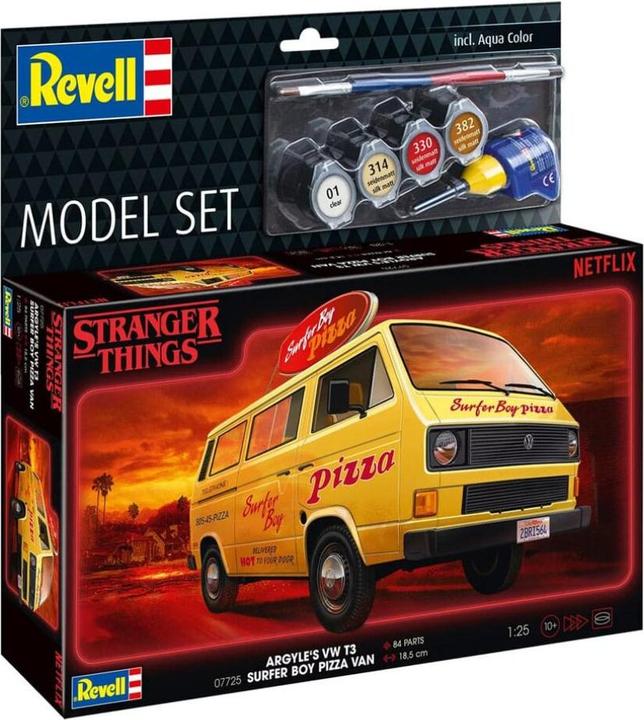 Produktbild Revell Model Set Stranger Things VW T3 Bus Surfer Boy