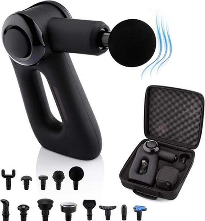 Actual product image Medivon Gun TYTAN PRO Wireless Hand Massage Gun with Heated and Cooling Massage Head 5 Working Modes (5 Steps, 360 min)