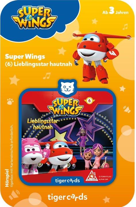 Produktbild Tigermedia tigercard - Super Wings - (6) Lieblingsstar hautnah
