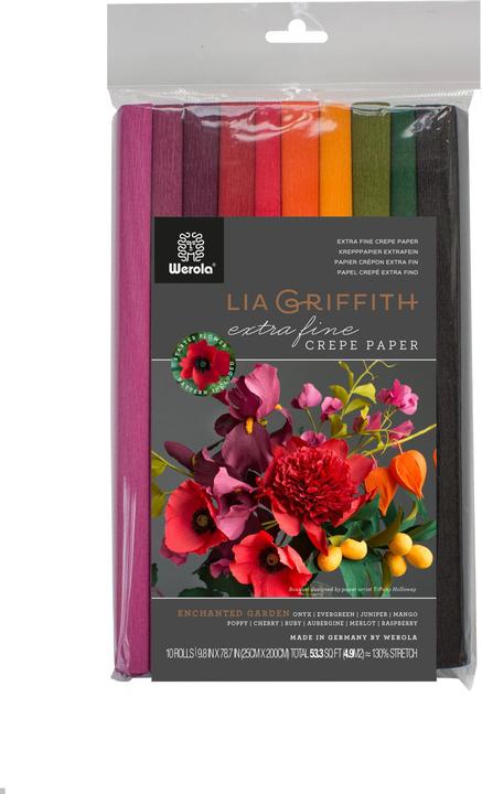 Immagine prodotto Werola Crêpe extra fine 25x200 cm Giardino Segreto (10 x)