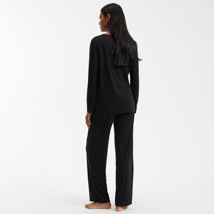 Produktbild Anne Weyburn Pyjama mit langen Ärmeln aus Viskose-Jersey (XXL)