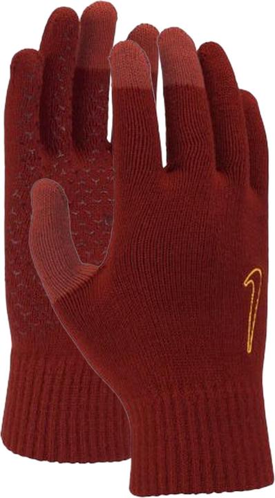 Actual product image Nike Swoosh Gloves Cinnabar Jersey Fabric (S, M)