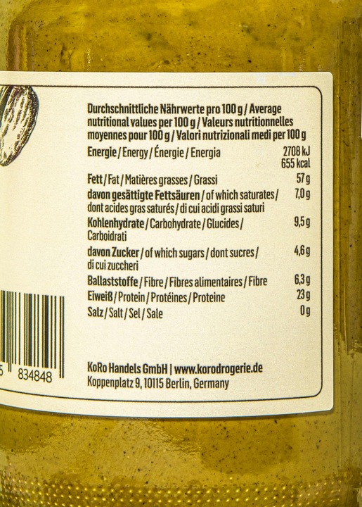 Produktbild KoRo Pistazienmus aus gerösteten und geschälten Pistazienkernen (3000 g)